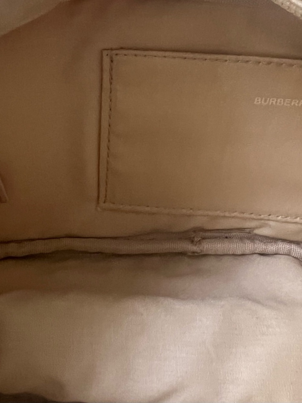 Rare Burberry Upcycled Canvas Beauty Bag to Crossbody Purse - Picture 10 of 10